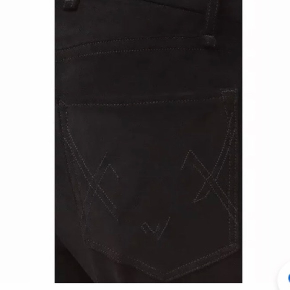McGuire Denim Newton Faux Suede Black Skinny Jeans - Picture 3 of 7